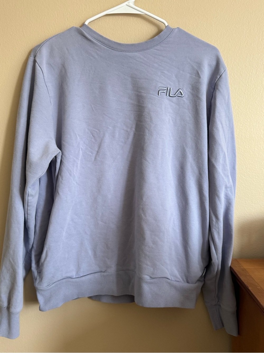FILA Lavender Purple Crewneck Sweatshirt Womens Medium